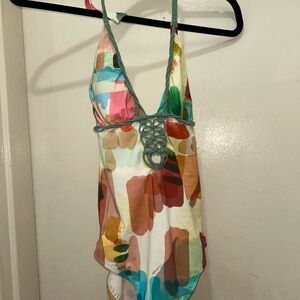 SHAN Multicolor One Piece Swimsuit